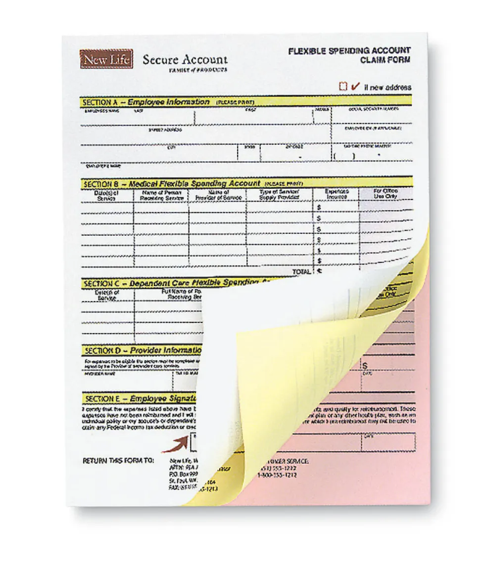 Xerox® Revolution™ Premium 3-Part Straight Digital Carbonless Copy Paper, White/Canary/Pink, Letter (8.5" x 11"), 835 Sets Per Case, 92 Brightness