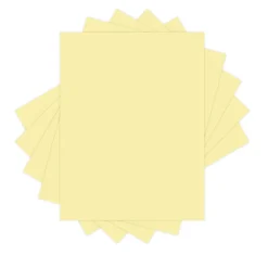 Xerox® Vitality Colors®20 Multipurpose Pastel Printer Paper, 1 Ream, 300 Sheets Per Ream, Yellow, Letter Size, 20 lb.