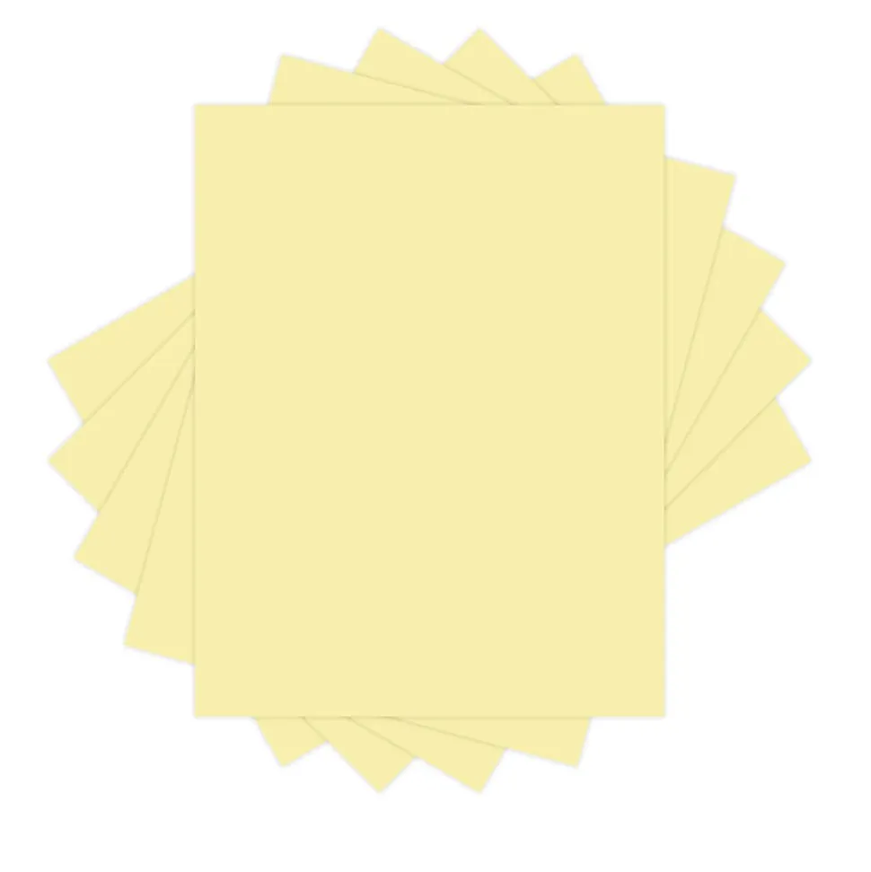 Xerox® Vitality Colors®20 Multipurpose Pastel Printer Paper, 1 Ream, 300 Sheets Per Ream, Yellow, Letter Size, 20 lb.