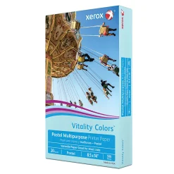 Xerox® Vitality Colors™ Multi-Use Printer & Copy Paper, 1 Ream, Blue, Legal (8.5" x 14"), 500 Sheets Per Ream, 20 Lb, 30% Recycled