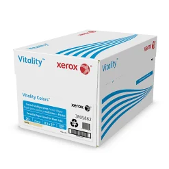 Xerox® Vitality Colors™ Pastel Multi-Use Printer & Copy Paper, 10 Reams, Ivory, Letter (8.5" x 11"), 5000 Sheets Per Case, 20 Lb, 30% Recycled
