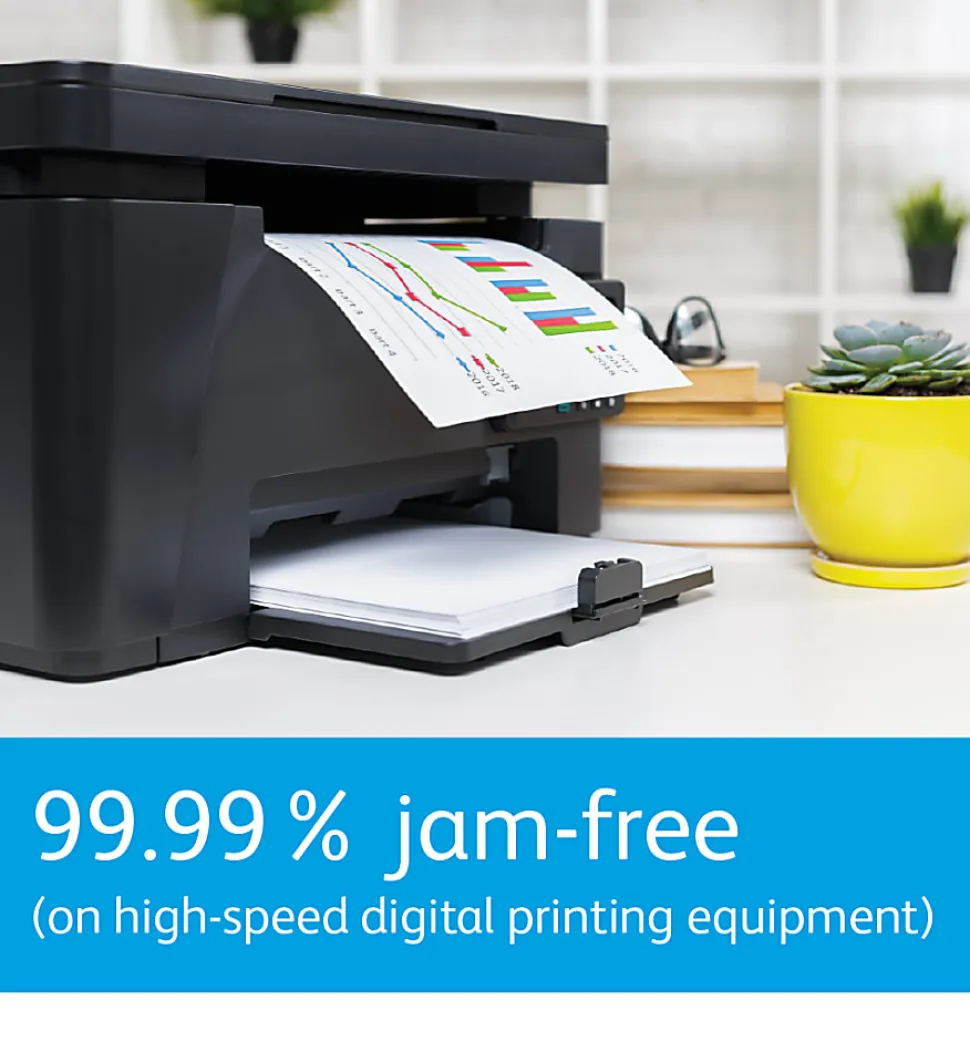 Xerox® Vitality™ Multi-Use Printer & Copy Paper, 10 Reams, White, Letter Size, 5000 Sheets Per Case- 3R06296