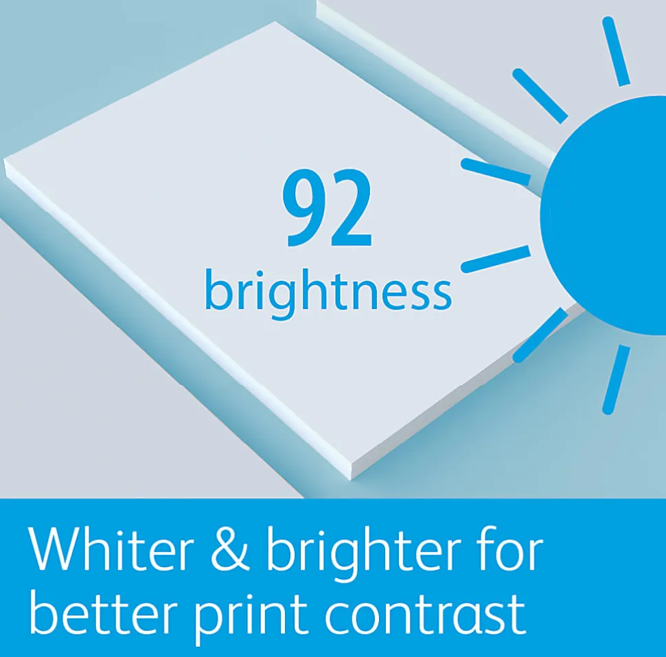 Xerox® Vitality™ Multi-Use Printer & Copy Paper, 10 Reams, White, Letter Size, 5000 Sheets Per Case- 3R06296