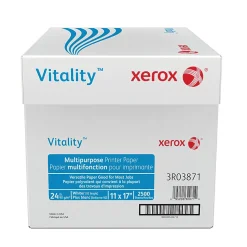 Xerox® Vitality™ Multi-Use Printer & Copy Paper, 5 Reams, White, Ledger (11