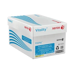 Xerox® Vitality™ Pastel Color Multi-Use Printer & Copy Paper, 10 Reams, Yellow, Letter Size, 5000 Sheets Per Case, 20 Lb, 30% Recycled - 3R11053-CT