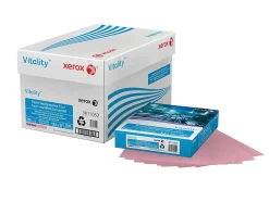 Xerox® Vitality™ Pastel Color Multi-Use Printer & Copy Paper, 10 Reams, Pink, Letter Size, 5000 Sheets Per Case, 20 Lb, 30% Recycled - 3R11052-CT
