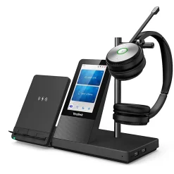 Yealink Dual DECT Wireless Headset, Black, YEA-WH66-DUAL-UC
