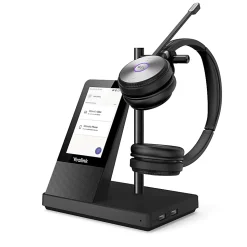Yealink Dual Teams DECT Wireless Headset, Black, YEA-WH66-DUAL-TEAM
