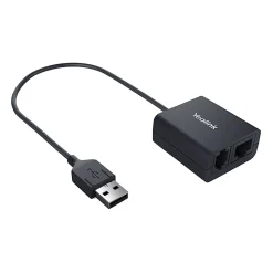Yealink EHS40 USB Headset Adapter, Black, YEA-EHS40