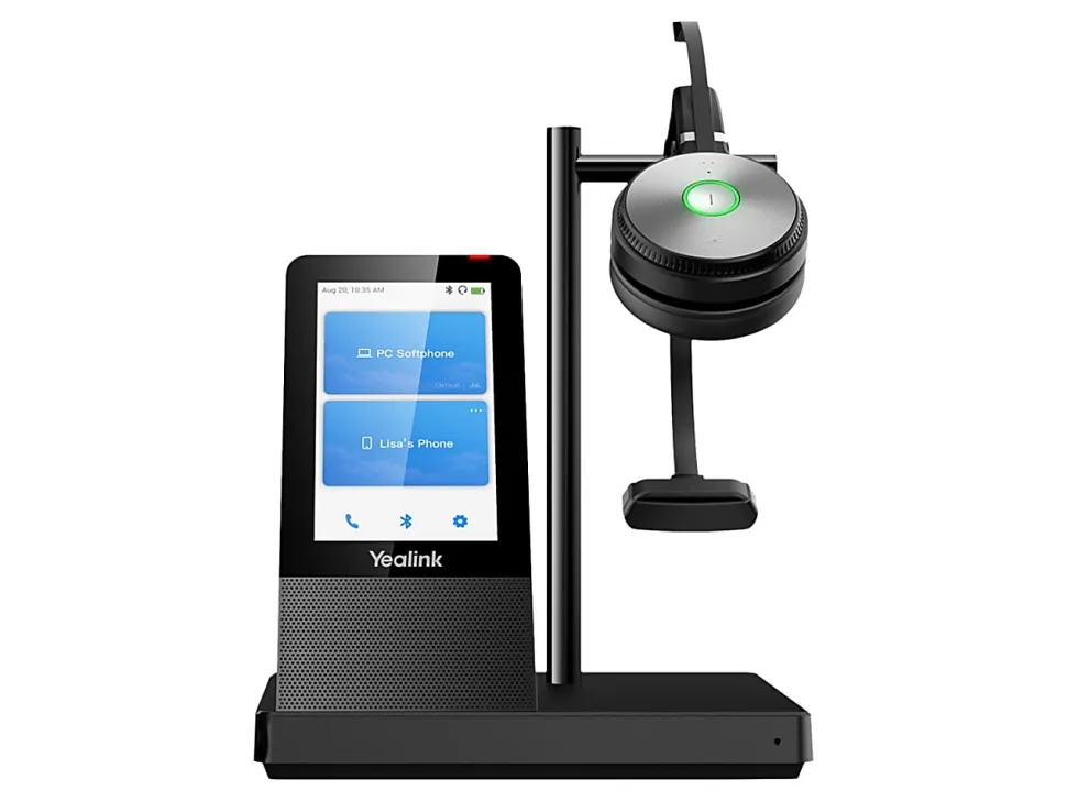 Yealink Mono DECT Wireless Headset, Black, YEA-WH66-MONO-UC