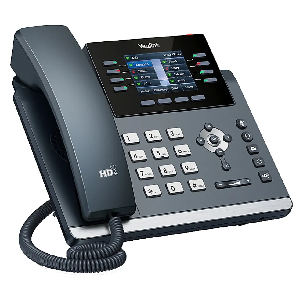 Yealink SIP-T44W Corded/Cordless Bluetooth® VoIP Phone, YEA-SIP-T44W