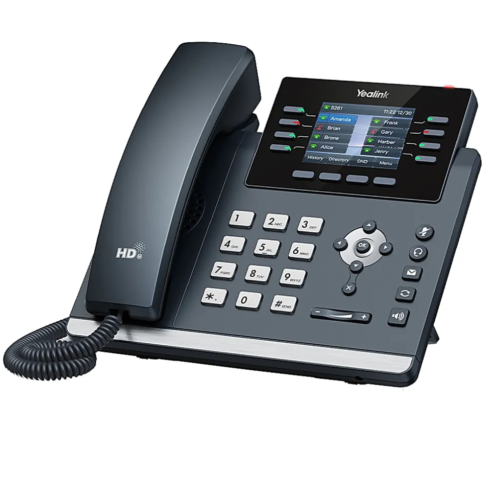 Yealink SIP-T44W Corded/Cordless Bluetooth® VoIP Phone, YEA-SIP-T44W