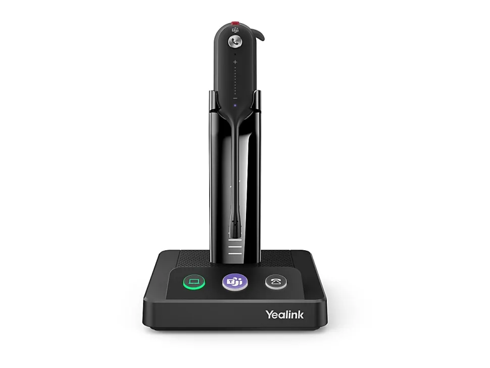 Yealink Teams DECT Wireless Headset, Black, YEA-WH63-TEAMS