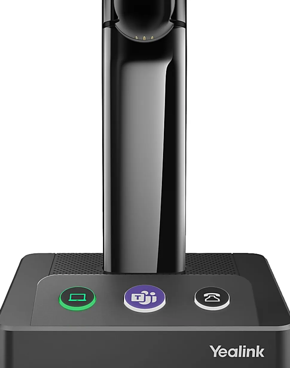 Yealink Teams DECT Wireless Headset, Black, YEA-WH63-TEAMS