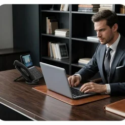 Yealink T87W Business Phone, Total Qty 1