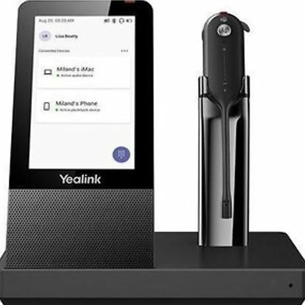 Yealink WH67 Wireless Headset, Black, YEA-WH67-UC