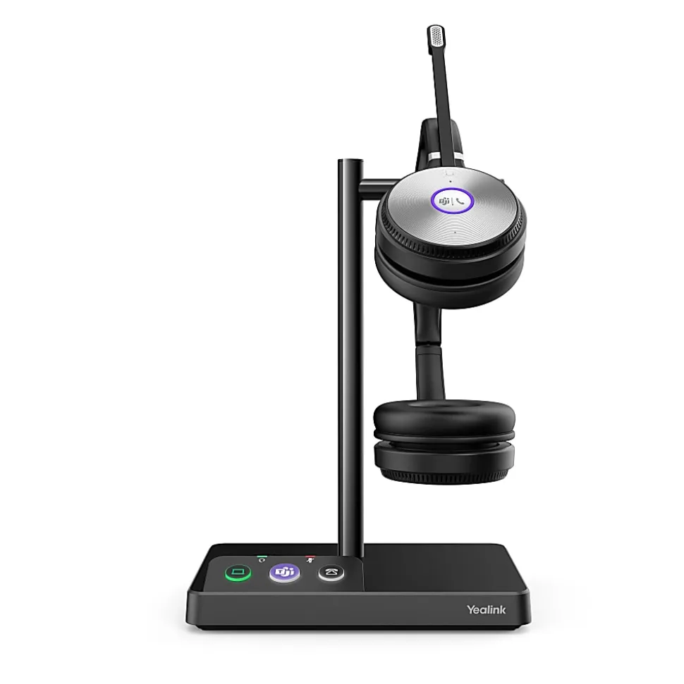 Yealink Wireless Dual Teams Headset, Black, YEA-WH62-DUAL-TEAM