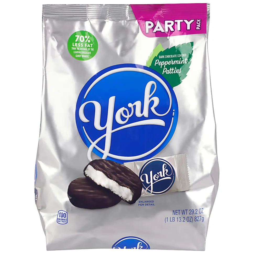 YORK Dark Chocolate Peppermint Patties Candy, 29.2 oz