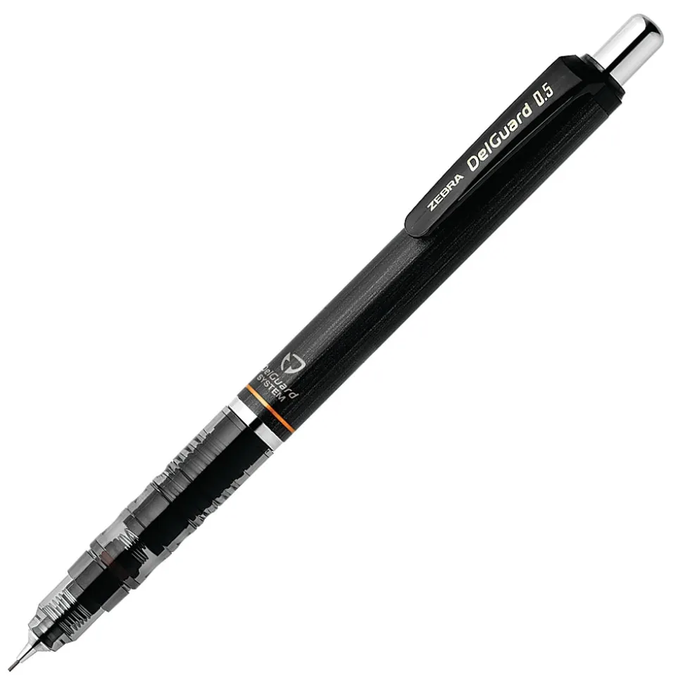 Zebra Pen™ Delguard Mechanical Pencil, 0.5 mm, Black Barrel