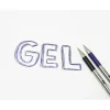 Zebra® Pen G-301® Retractable Gel Pens, Pack Of 2, Medium Point, 0.7 mm, Silver Barrel, Black Ink