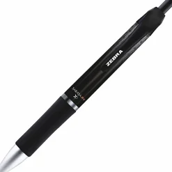 Zebra® Pen SARASA® Dry X1 Retractable Gel Pens, Pack Of 12, Medium Point, 0.7 mm, Black Barrel, Black Ink