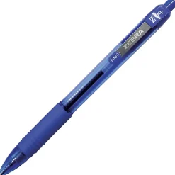 Zebra Pen Z-Grip Retractable Ballpoint Pens - 0.7 mm Pen Point Size - Retractable - Blue - 1 Dozen