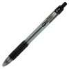 Zebra® Pen Z-Grip® Retractable Ballpoint Pens, Pack Of 24, Medium Point, 1.0 mm, Clear Barrel, Black Ink