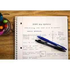 Zebra® Pen Z-Grip® Retractable Ballpoint Pens, Pack Of 24, Medium Point, 1.0 mm, Clear Barrel, Black Ink