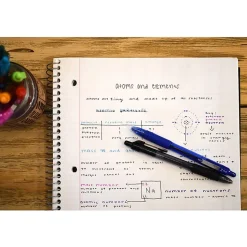 Zebra® Pen Z-Grip® Retractable Ballpoint Pens, Pack Of 48, Medium Point, 1.0 mm, Clear Barrel, Black Ink