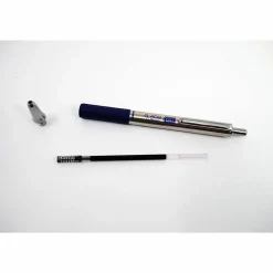 Zebra STEEL 4 Series G-402 Retractable Gel Pen - Retractable - Black Ink - Gel-based - Stainless Steel Barrel - 1 Each