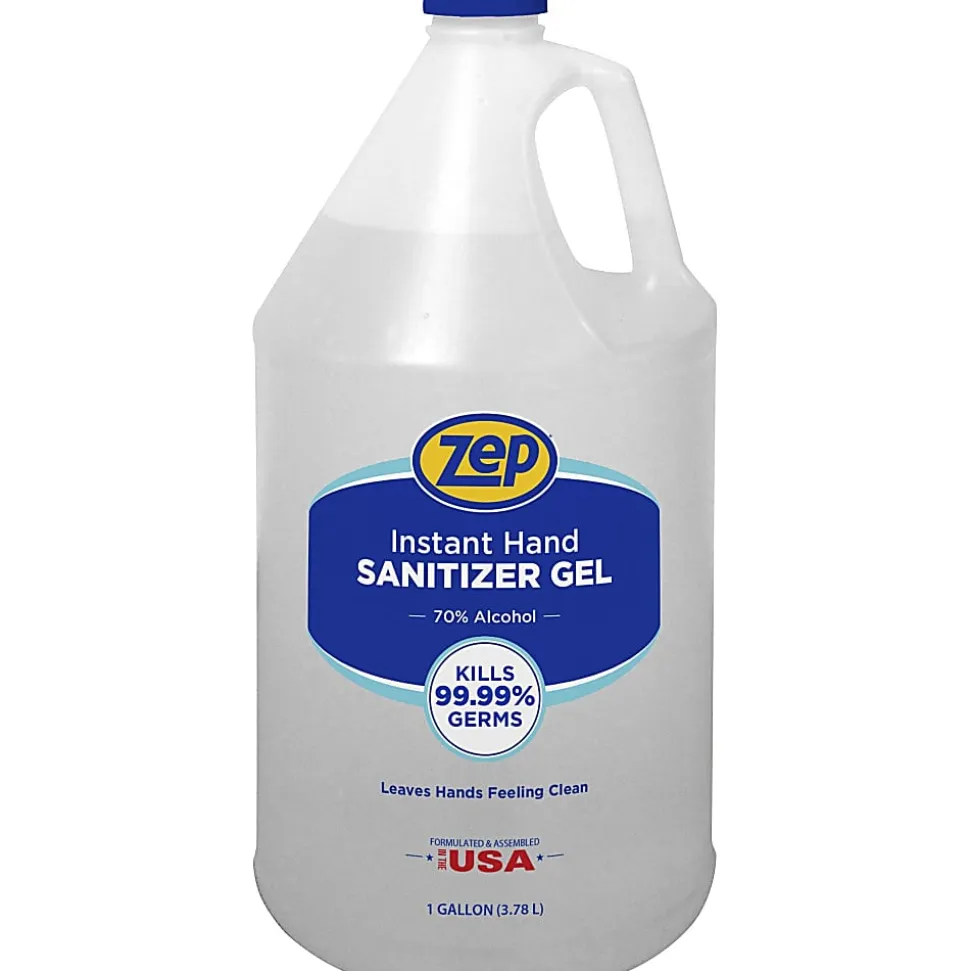 Zep Hand Sanitizer Gel, Clean Scent, 1 Gallon