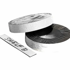 Zeus Magnetic Labeling Tape, 1" x 50', White