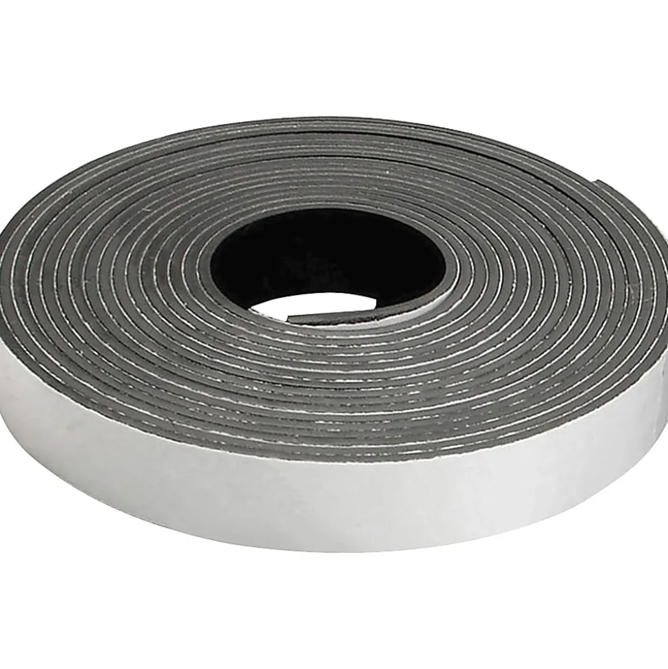 Zeus Magnetic Tape Refill - 0.50" Width x 15 ft Length - 1 / Roll - Black