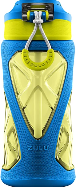 ZULU Torque Water Bottle, 16 Oz, Blue